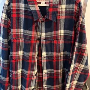 Filson Red and Black Plaid Garment